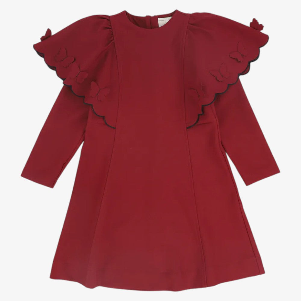 Butterfly Dress - Red/blk