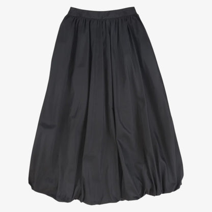 Tafetta Bubble Skirt - Black