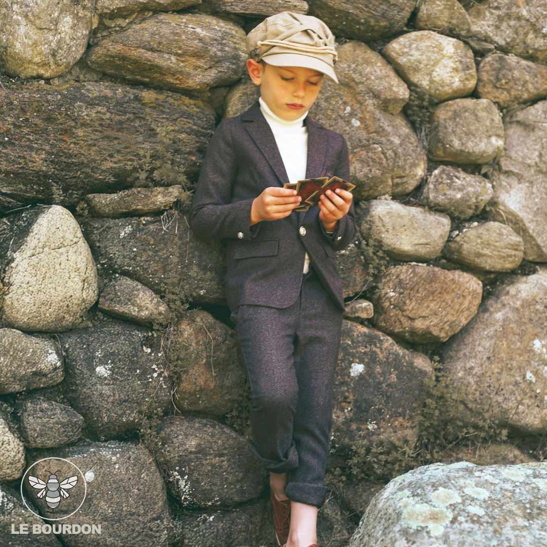 Textured Pants - Brown