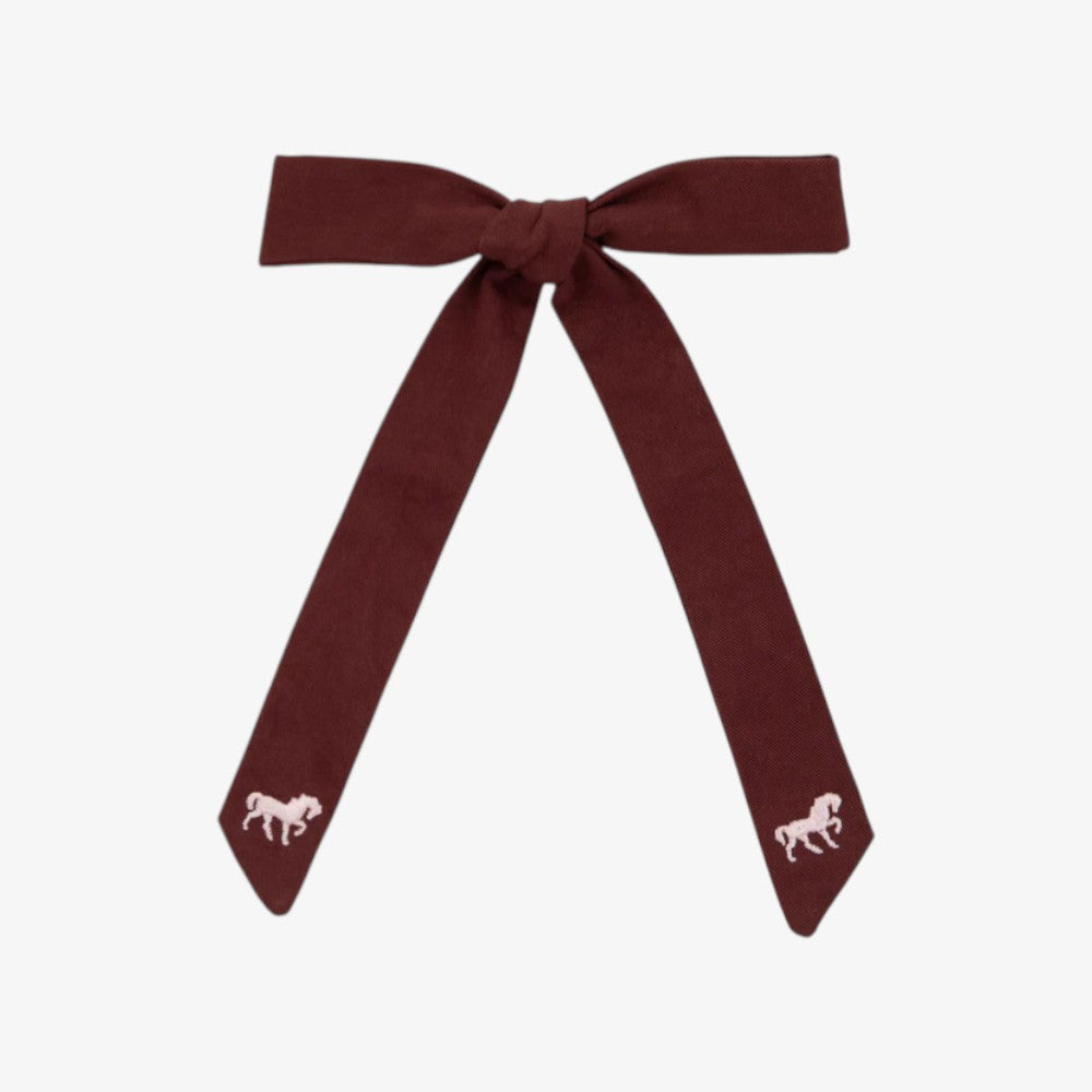 Petite Epopee Bow - Burgundy