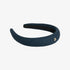 Cherry Embrd Headband - Navy