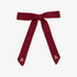Cherry Embrd Bow - Burgundy