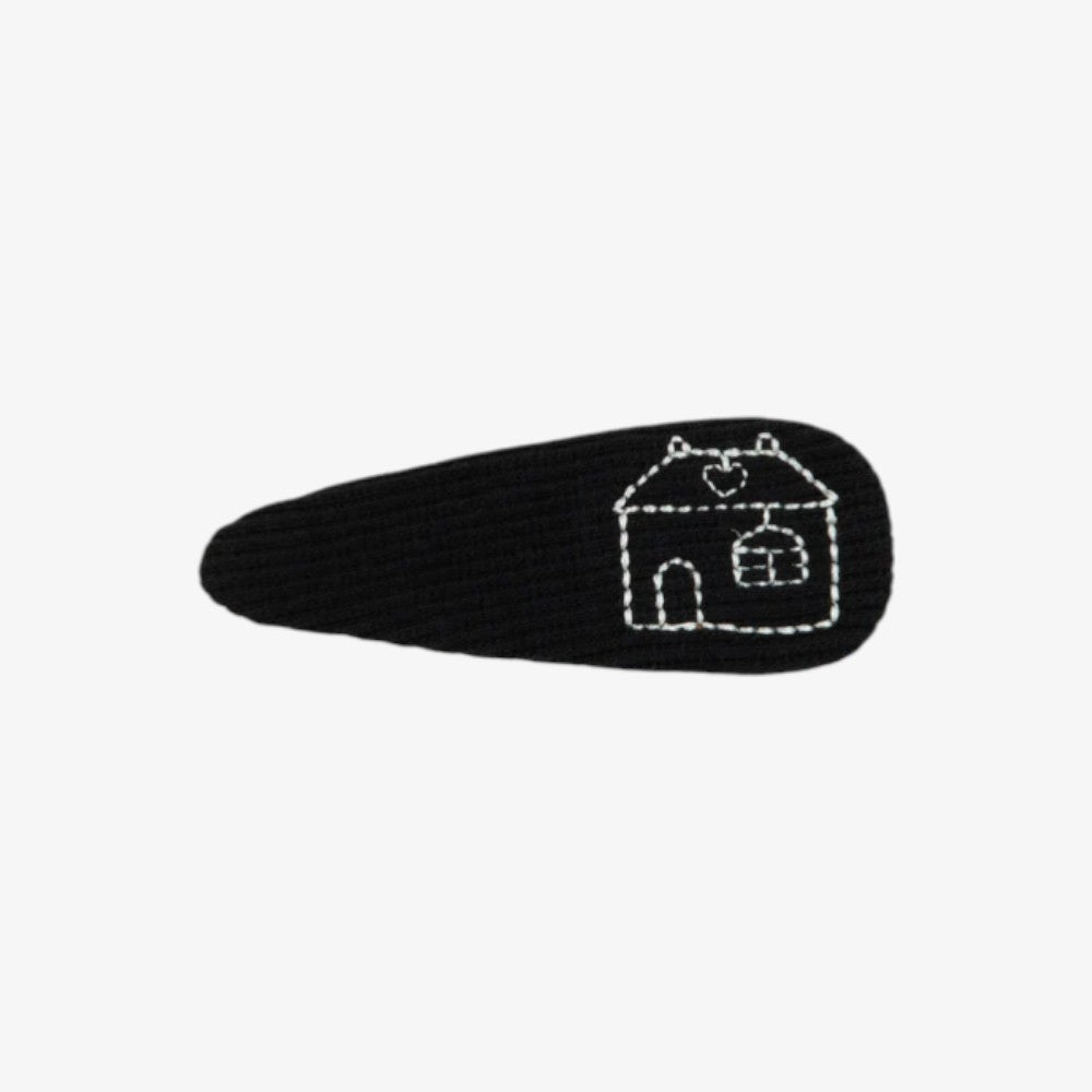 Village Round Clip 2PK - Black