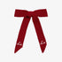 Embroidered Bow - Red