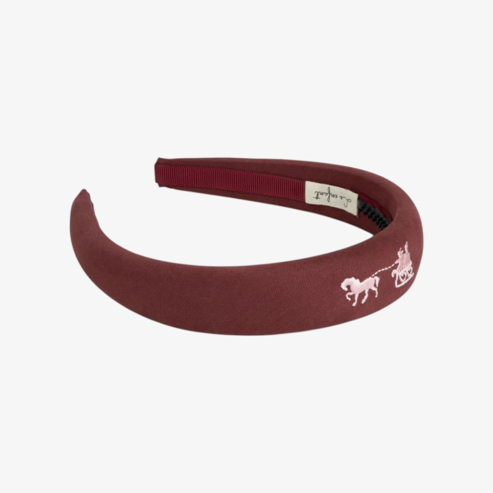 Petite Epopee Headband - Burgundy