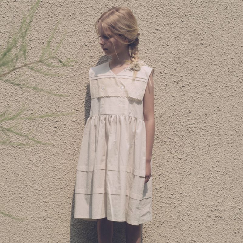 Lemecy Dress - Cream Beige