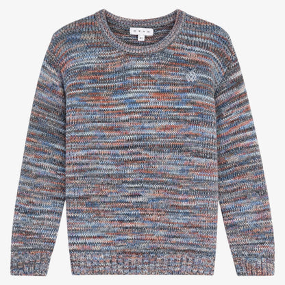 Chunky Melange Sweater - Grey Melange