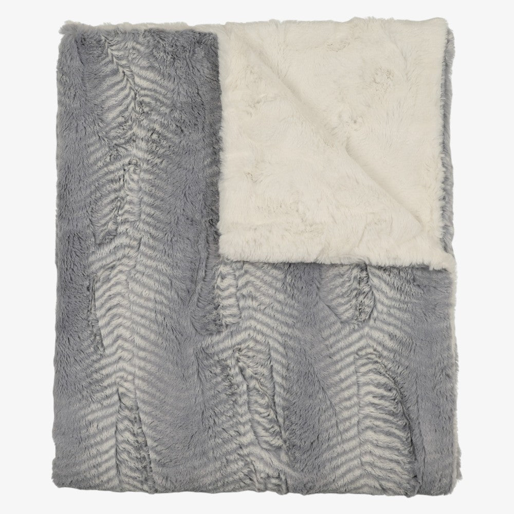 Stone Fur Blanket - Powder