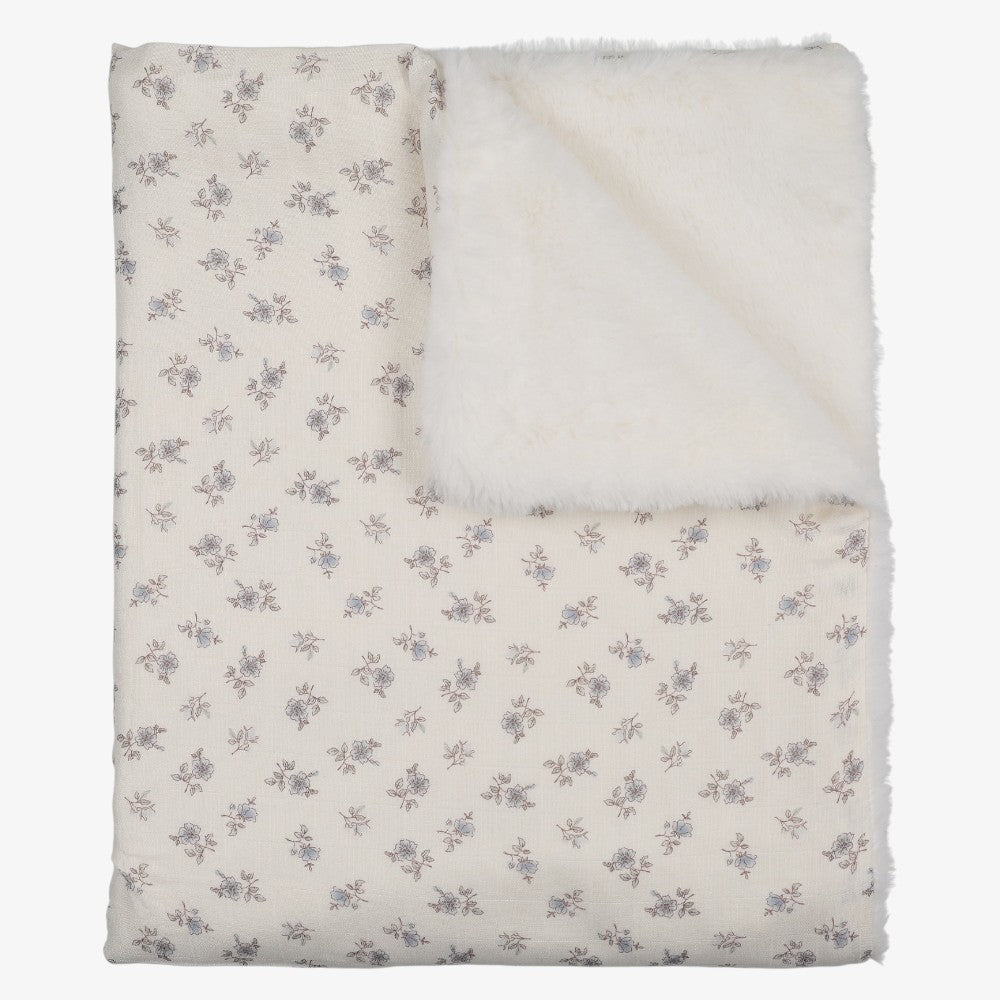 Blossom Fur Blanket - Powder