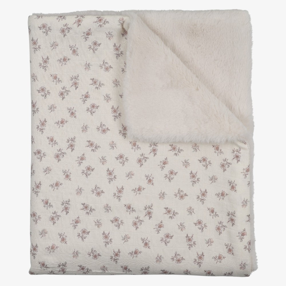 Blossom Fur Blanket - Rose
