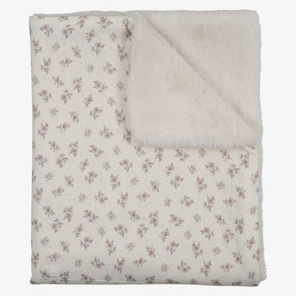 Blossom Fur Blanket - Rose
