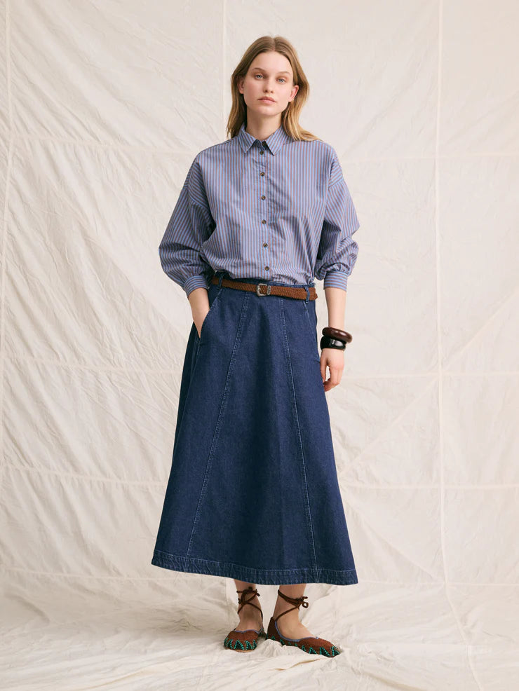 Lisa Skirt - Blue Jean