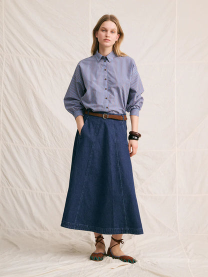 Lisa Skirt - Blue Jean