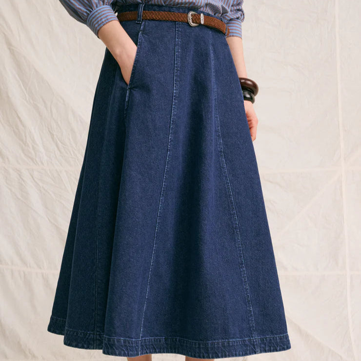 Lisa Skirt - Blue Jean