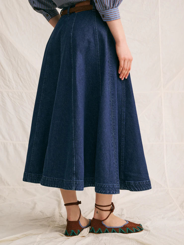 Lisa Skirt - Blue Jean