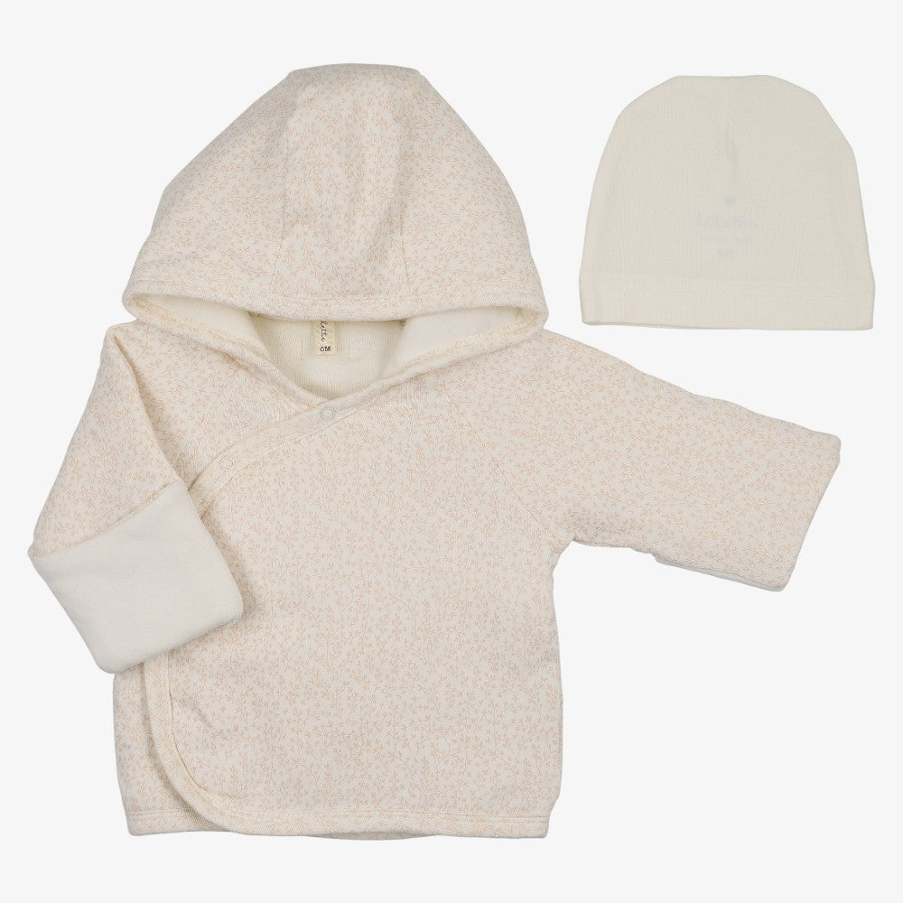 Leaf Trail Jacket - Cream &amp; Pink