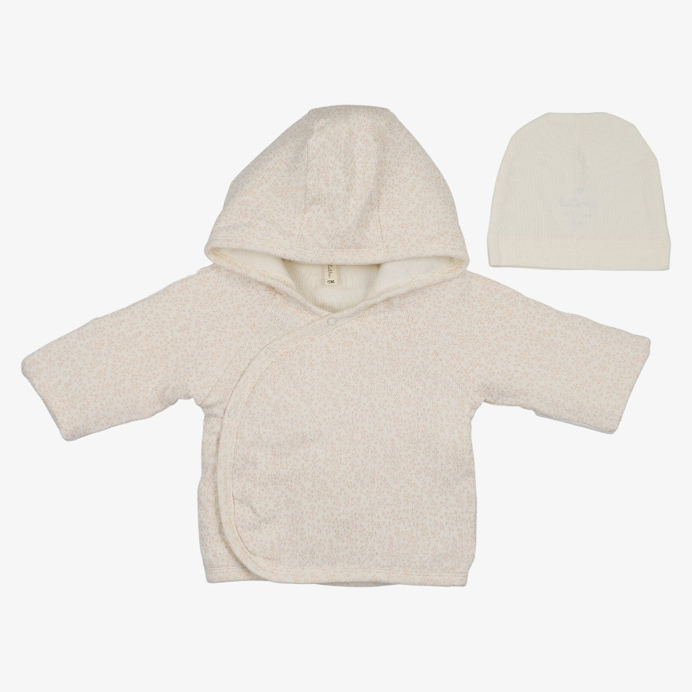 Leaf Trail Jacket - Cream &amp; Pink