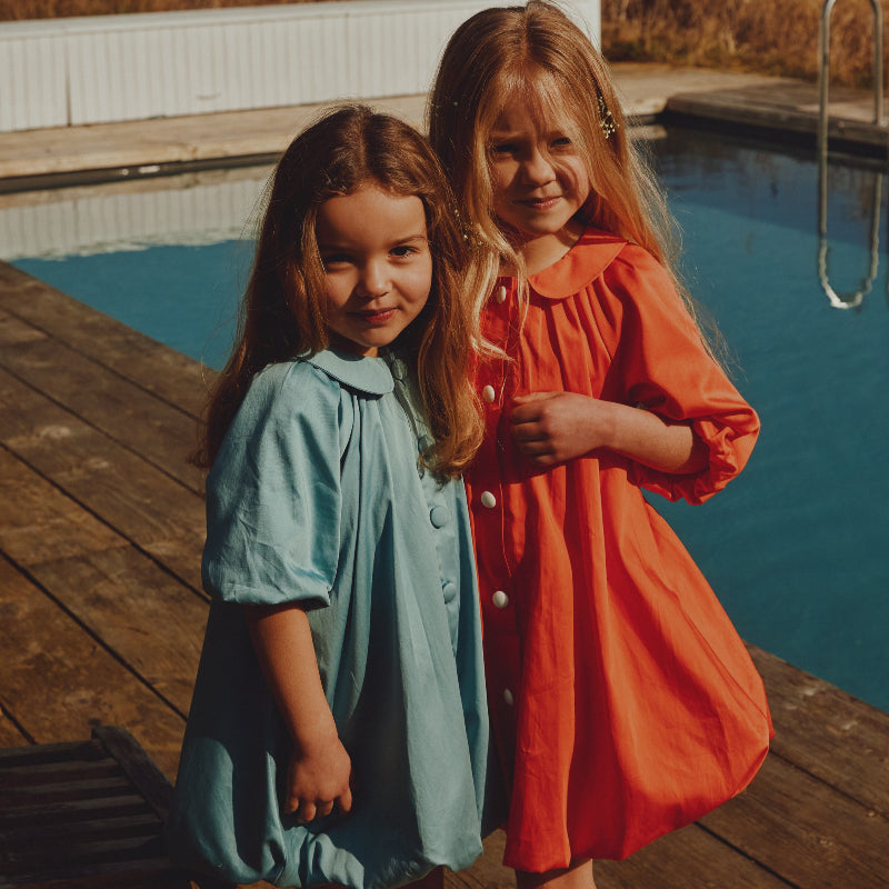 Bubble Dress - Coral