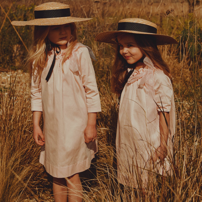 Gathered Dress - Peach