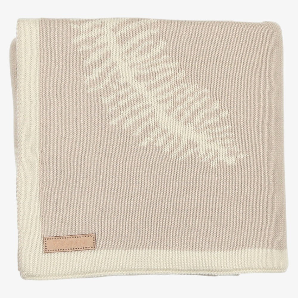 Knit Blanket - Ivory&sand