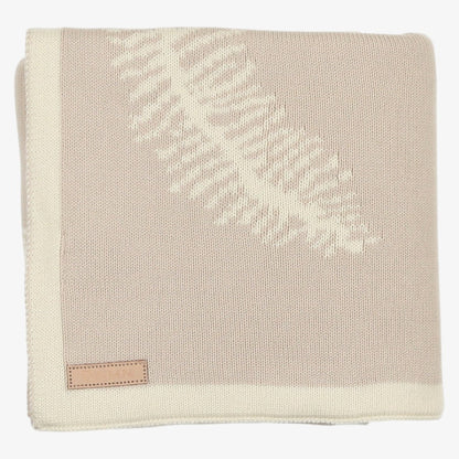 Knit Blanket - Ivory&amp;sand
