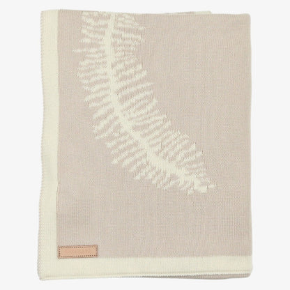 Knit Blanket - Ivory&amp;sand