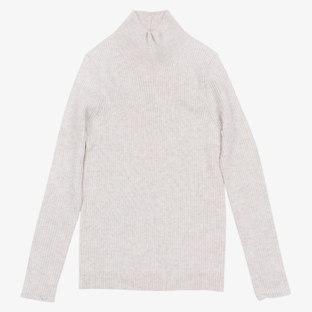 Dean Basic Turtleneck - Ivory
