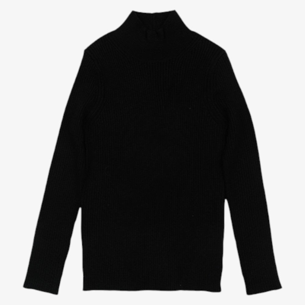 Dean Basic Turtleneck - Black