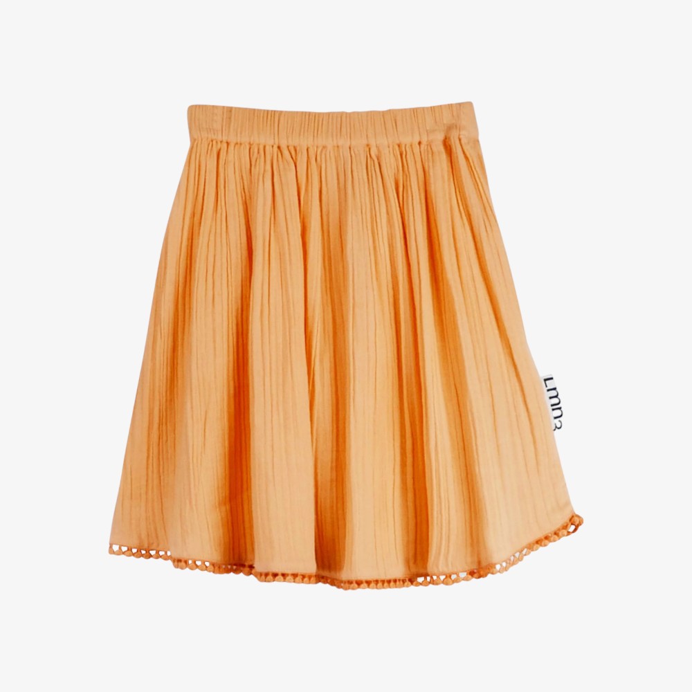 Lmn3 Gathered Skirt - Apricot Cream