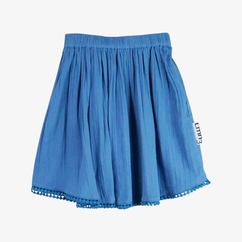 Lmn3 Gathered Skirt - Blue