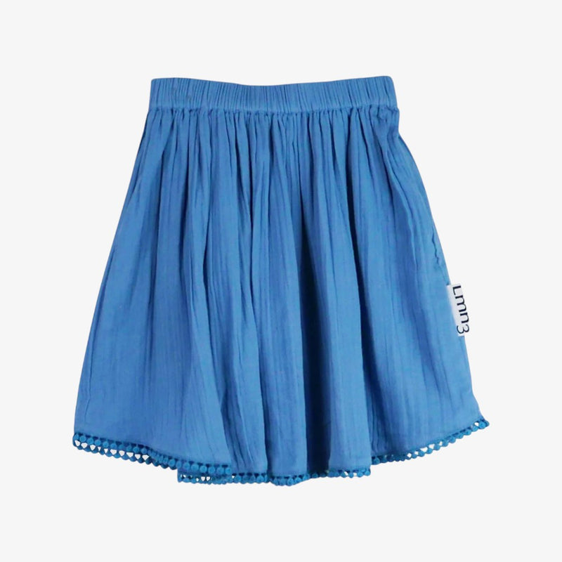 Gathered Skirt - Blue