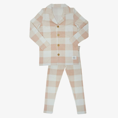 Plaid Grandpa Pajamas - Pink Plaid