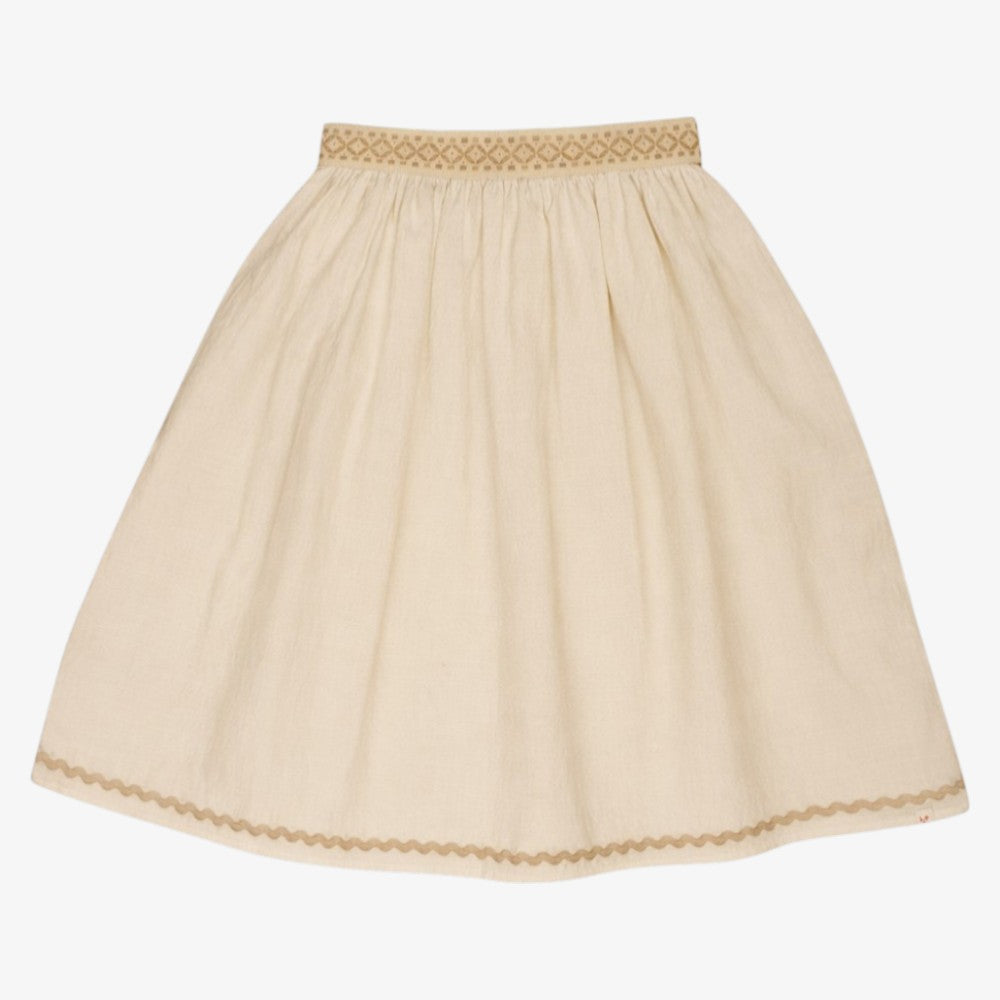 Bordalo Midi Skirt - Ecru &amp; Ochre