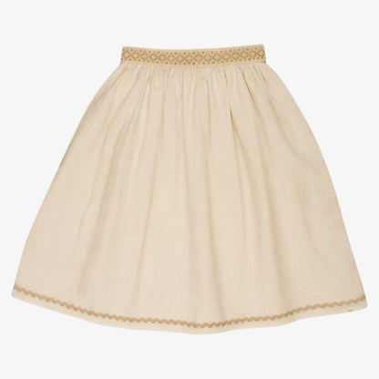 Bordalo Midi Skirt - Ecru &amp; Ochre