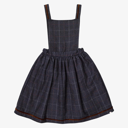 Carlota Tartan Dress - Navy