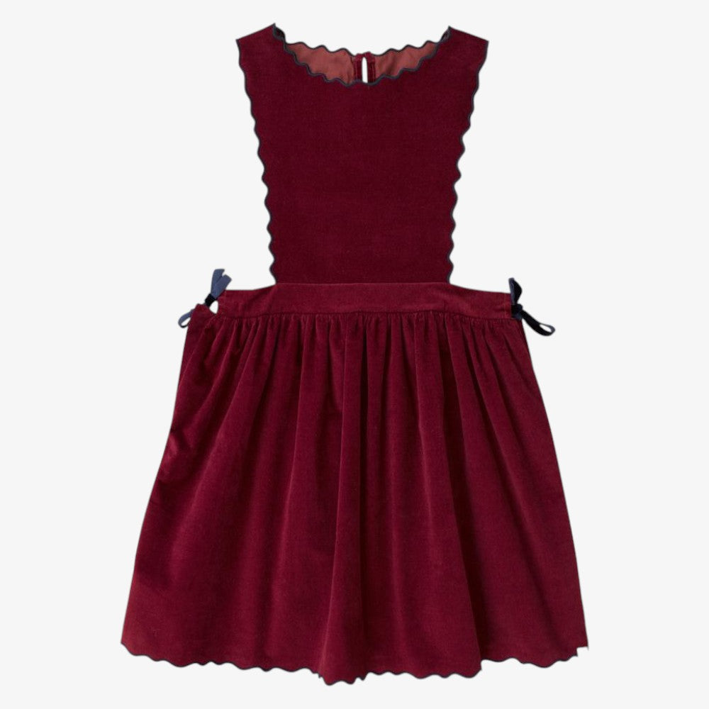 Concha Velvet Jumper - Red Wine