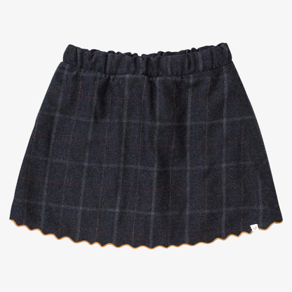 Tartan Skirt - Navy