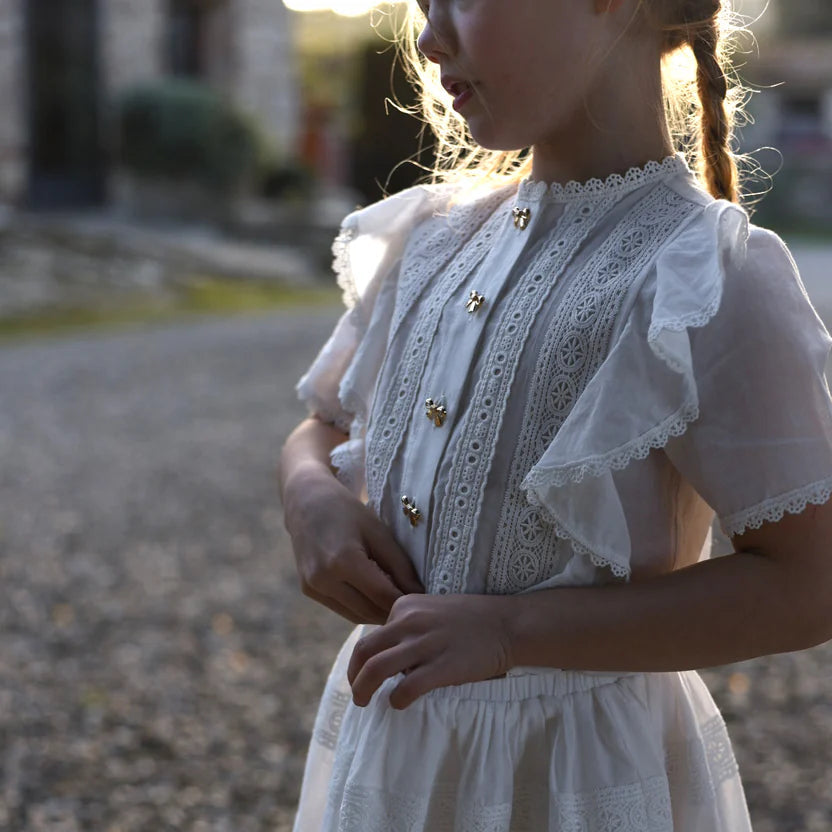 Maeve Top And Skirt - White