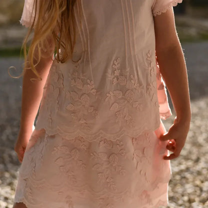 Mia Top And Skirt - Pink