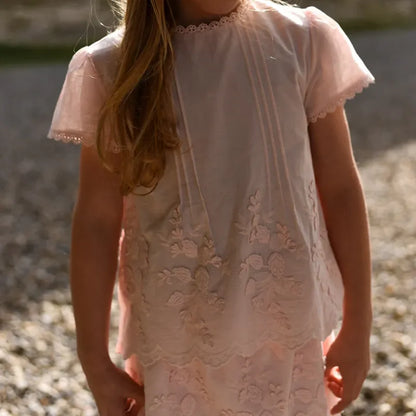 Mia Top And Skirt - Pink