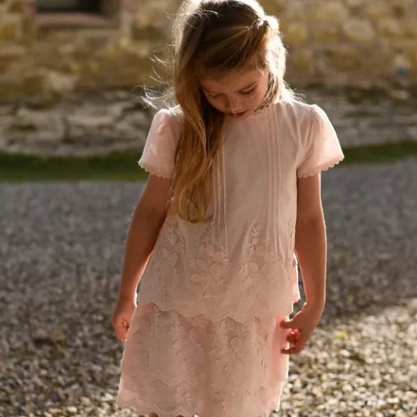 Mia Top And Skirt - Pink