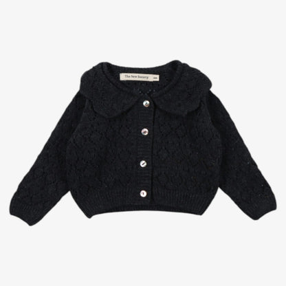 Luna Romper And Cardigan - Dark Grey