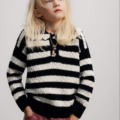 Reverie Polo Sweater - Black