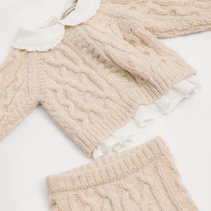 Echo Sweater And Pants - White