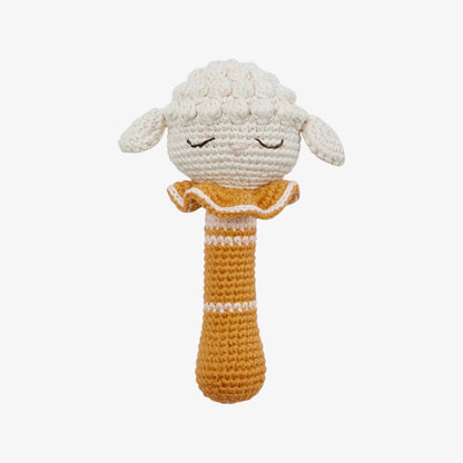 Lamb Rattle - Cream-ochre