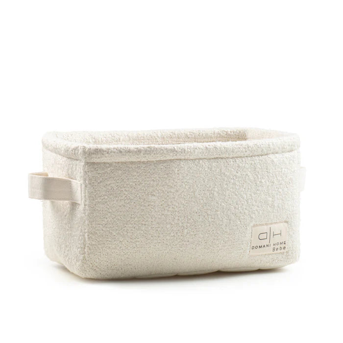 Boucle Storage Basket - Cream