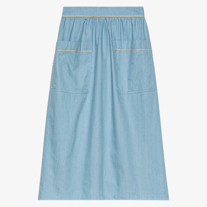 Pocket Skirt - Blue
