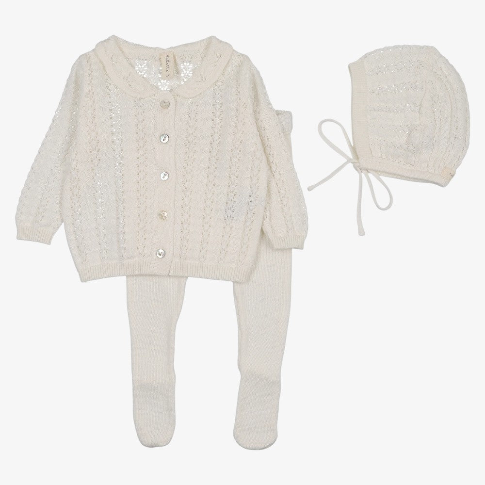 Crochet Bris Set - White