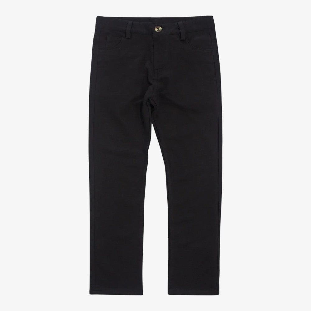 Slim Knit Pants - Black