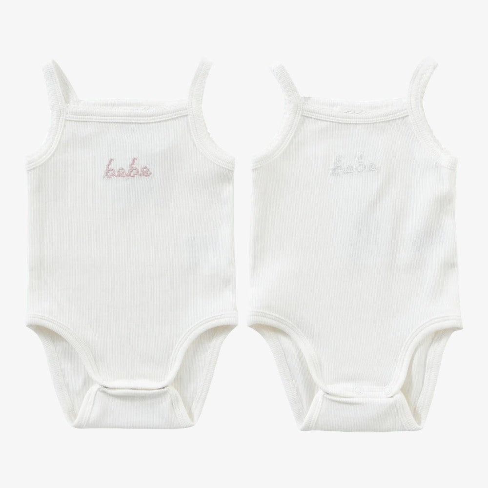 Bebe Onesie 2 Pack - Pink